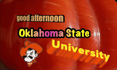 Cowboy Oklahoma State University Poster GIF