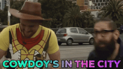 Cowboy's In The City Shirt And Another Man GIF