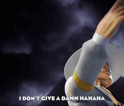 Cowboy Saying I Don't Give A Damn Hahaha GIF
