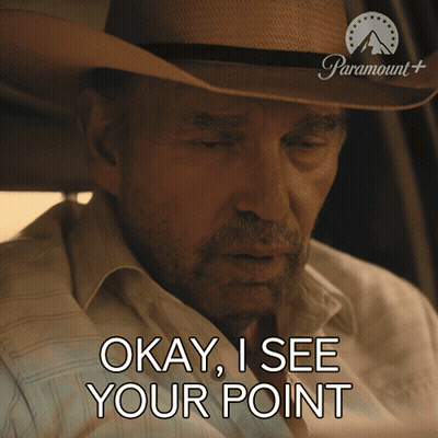 Cowboy Saying Okay I See Your Point GIF