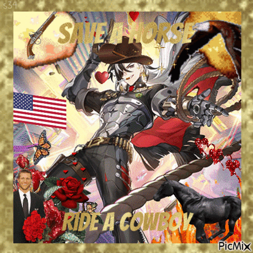 Cowboy Saying Ride A Cowboy GIF