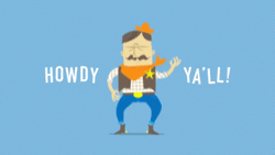 Cowboy Sheriff Howdy Ya'll GIF