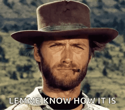 Cowboy Smoking Cigar Lemme Know How It Is GIF
