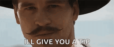 Cowboy With Mustache Saying Ill Give You A Tip GIF