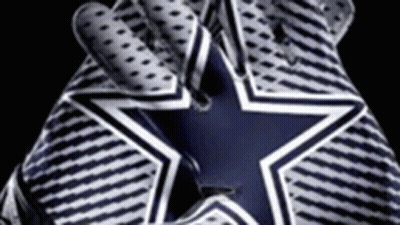 Cowboys Football Cleats With Star GIF