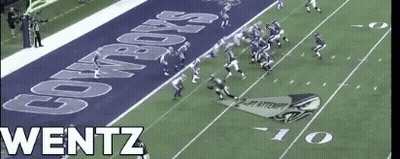 Cowboys Football Game On Field GIF