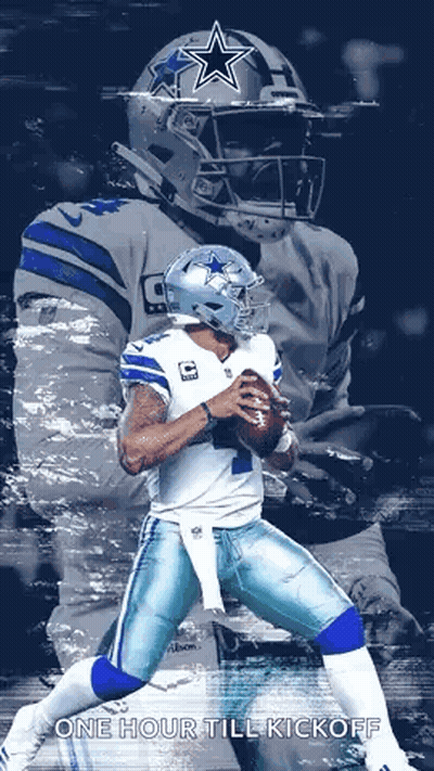 Cowboys Player One Hour Till Kickoff GIF