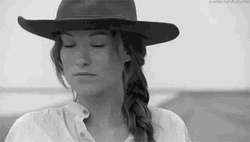 Cowgirl Olivia Wilde Hat GIF