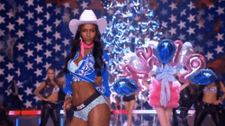 Cowgirl Victoria's Secret Fashion Show GIF