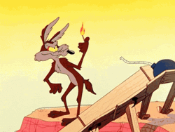 Coyote Body Explosion Meme GIF
