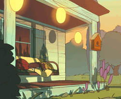 Cozy Home Art Porch GIF