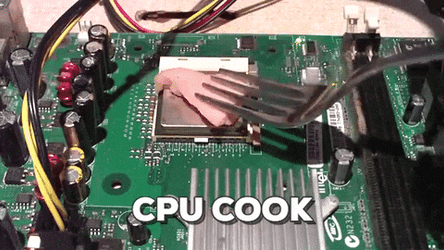CPU Cook Meat GIF