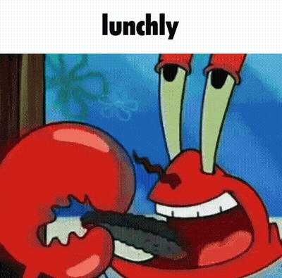 Crab Eating Food With Lunchly GIF