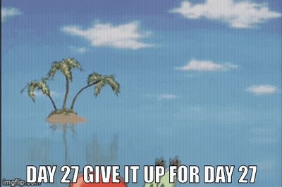 Crab Holding Bell Saying Day 27 Give It Up For Day 27 GIF
