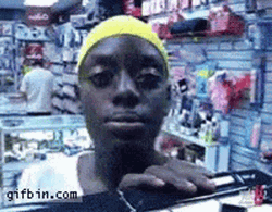 Crackhead Showing Duck Face GIF