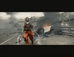 Cracking The Whip Iron Man Spoof GIF