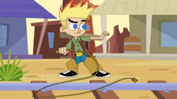 Cracking The Whip Johnny Test GIF
