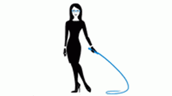 Cracking The Whip Lady Moving Art GIF