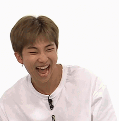 Cracking Up BTS RM Namjoon GIF