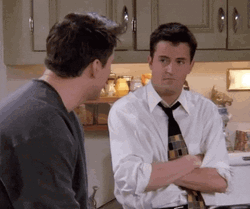 Cracking Up Friends Chandler And Joey GIF