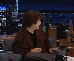 Cracking Up Gaten Matarazzo GIF