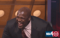 Cracking Up Shaquille O Neal GIF