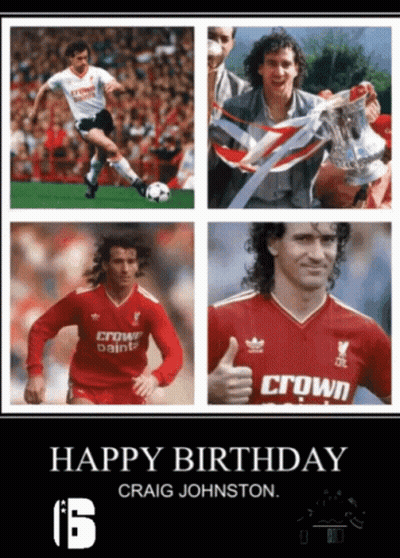 Craig Johnston Birthday Card Collage GIF
