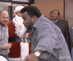 Craig Robinson Destroyed The Table Work Party GIF