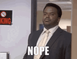 Craig Robinson Nope Meme GIF