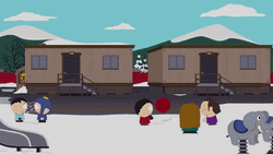 Craig Tucker And Friends Playing In Snow GIF