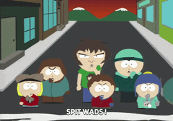 Craig Tucker And Friends Spit Wads GIF