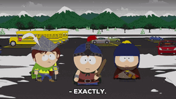 Craig Tucker Holding Sword Exactly GIF
