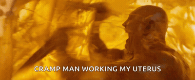 Cramp Man Working My Uterus GIF
