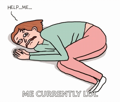 Cramp Man Working My Uterus GIF