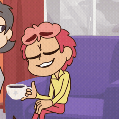 Cranksy On Green And Blue Background GIF