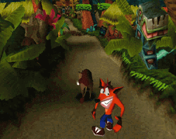 Crash Bandicoot Brows Moving GIF