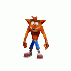 Crash Bandicoot Dancing Alone GIF