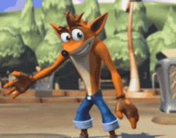 Crash Bandicoot Low Resolution GIF