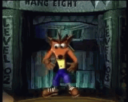Crash Bandicoot Spooky Creeping GIF