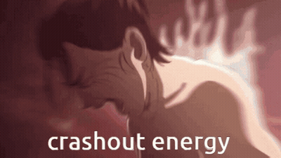 Crashout Energy Cartoon Drawing GIF