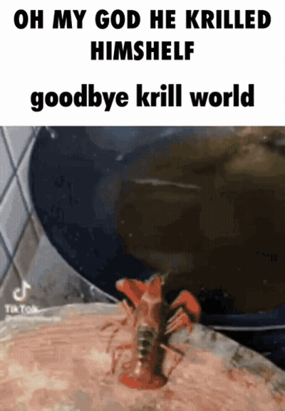 Crayfish Saying Oh My God Goodbye Krill GIF