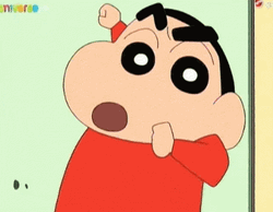 Crayon Shin Chan Shinnosuke Nohara Punch GIF