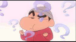Crayon Shin Chan Shinnosuke Nohara Questioning GIF