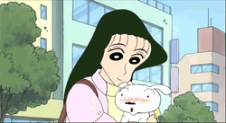 Crayon Shin Chan Shiro Dog GIF