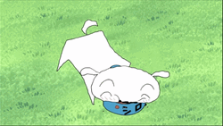 Crayon Shin Chan Shiro Lavish Eating GIF
