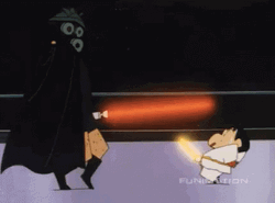 Crayon Shin Chan Star Wars Parody GIF