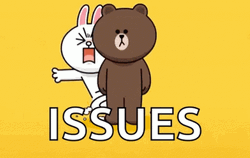 Crazy Animated Bear Running Everywhere GIF