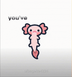 Crazy Axolotl Body Shake GIF