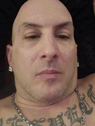 Crazy Bald Person GIF