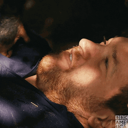 Crazy Chimp Lying On Face Of Owner GIF